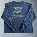 2006 Harley Davidson Motorcycles Flame Longsleeve [XL] - Navy