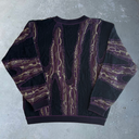 1990’s Coogi Multi Sweater [L] - Purple x Black