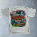 Vintage Monster Truck Madness Racing Tee [M] -White