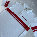 1970’s University of Denver Polo Shirt [L] - White x Red