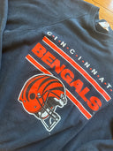 80s Champion Blue Bar -Cincinnati Bengals  - Crewneck - Size XL