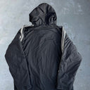 Vintage Rusty Surfboards Heavy Hooded Lined Windbreaker [XL] - Black