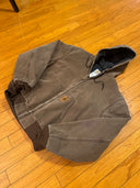 1999 faded Mocha Brown Carhartt Jacket -JO6CHT MODEL - Size xL