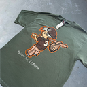 1990’s Korn “follow the leader” Giant Tag [L] - Forest Green