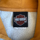 Y2K Harley Davidson Spellout Hoodie [L] - Grey