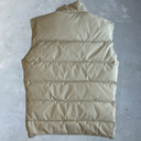 True Vintage Stern’s Puffer Vest [L] - White x Green x DOWN FILLED Reversable