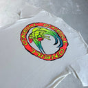 Vintage O’Neill Neon Wave Logo Tee [XL] - White