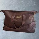 CALVIN KLIEN DUFFLE BAG MOCHA BROWN