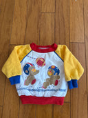 1980s Vintage Health-Tex football bears 4 Tone Crewneck - Size 12 Mos - Made in USA