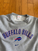 90s NIKE NFL BUFFALO BILLS - CREWNECK- SIZE LARGE - MADE IN USA
