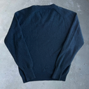1980’s Pendleton Longsleeve V-Neck Wool Sweater [L] - Navy Blue