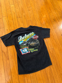 Y2K FAT BOY HARLEY DAVIDSON BIKER TEE - Size Medium - Gillette, Wyoming