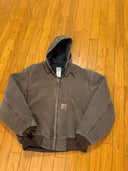 1999 faded Mocha Brown Carhartt Jacket -JO6CHT MODEL - Size xL