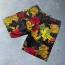 1990’s Rusty Surfboards Reggae Pattern Board Shorts [36”] - Black c Red x Yellow