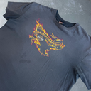 1990’s Harley Davidson Flaming Eagle Tee [XL] - Black