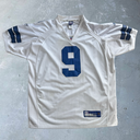 Y2K Dallas Cowboys Reebok Sports Jersey Romo #9 [ XL] - White