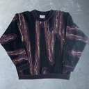 1990’s Coogi Multi Sweater [L] - Purple x Black