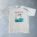 1990’s Deadstock Nature Frog Tee “Don’t Ever Give Up” [XL] - White