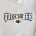 Vintage Quiksilver Spellout Hoodie [XL] - White