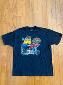 1990 HARLEY DAVIDSON- Central Maine - Single stitched - SIZE : XxL