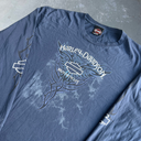 2006 Harley Davidson Motorcycles Flame Longsleeve [XL] - Navy