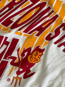 90s ASU BASKETBALL AOP - SIZE XL- MADE IN USA