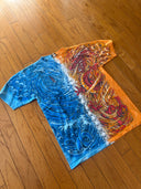 Liquid blue Ice/Fire dragon Aop - rare - 2002 - Size large
