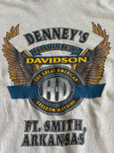 1995 HARLEY DAVIDSON TEE- SIZE LARGE - FT.Smith Arkansas -Made in USA- SINGLE STITCHED