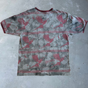 1990’s Santana All Over Print Band Tee [XL] - Grey x Red