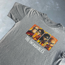 Y2K Pixar The Incredibles Movie Promo Tee [L] - Grey