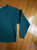 90s Forrest green NIKE - Crewneck - Size XL - MADE IN USA