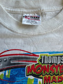 Vintage Monster Truck Madness Racing Tee [M] -White