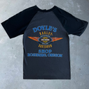 1980’s Harley Two-Tone Tee [M] - Black x Grey