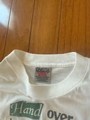 90s Parody Tee - “Hand over the chocolate & No one will get Hurt.”- Single stitched - Size large