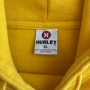 1990’s Hurley Spellout Hoodie [XL] - Yellow