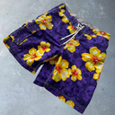 Y2K Floral Skull Billabong Board Shorts [36”] - Purple