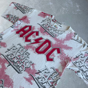 1990’s AC/DC All Over Print Band Tee [L] - Red x White