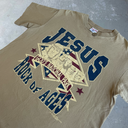 1990’s Jesus “Rock of Ages” Tee [XL] - Tan