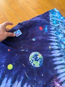 1992 liquid blue outer space planet tee - Size XL - Made in USA -