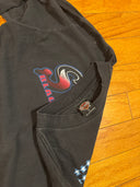 1999 HARLEY DAVIDSON -STURGIS RALLEY AMERICAN FLAG SLEEBE HITS - FADED - Size large