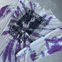 1990’s AC/DC Band Tie-Dye Longsleeve Tee [XL] - Purple x White