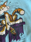 1985 Cat drunk jacuzzi sweatshirt - Size small - Are we having fun ?