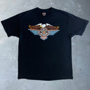 Vintage Harley Davidson Eagle Tee [XL] - Black