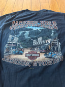 2007 Harley Davidson Tee - Jackson Hole, Wyoming- Size M