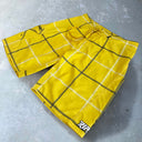 Vintage Rip Curl Plaid Boardshorts [33] - Yellow