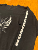 90s Harley Davidson thermal long sleeve - Size medium- crazy eagle hit