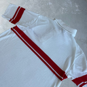 1970’s University of Denver Polo Shirt [L] - White x Red