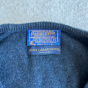 1980’s Pendleton Longsleeve V-Neck Wool Sweater [L] - Navy Blue