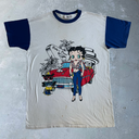 Vintage Oversize 1994 Betty Boop “Betty’s Diner” Tee [OS] - White x Blue