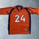 Y2K Reebok Broncos Jersey Bailey #24 [XXL] - Orange